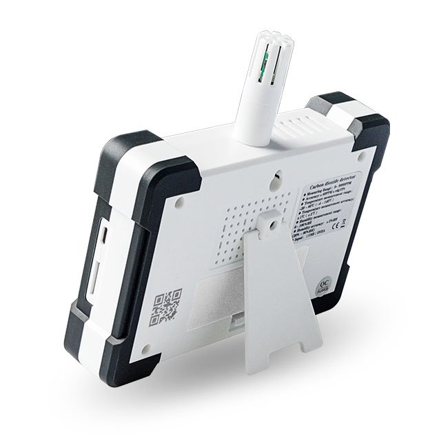 Dust particle counter PM2.5 temperature humidity AQI tester particle dust detector sensor life more than 8000 hours