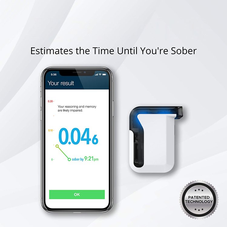 Professional-Grade Accuracy Mobile Smartphone Breathalyzer