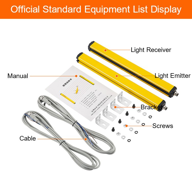 Wireless Photocell Switch Light Barrier Elevator Door Sensor Curtain Light Sensor Infrared Lift By Safety Light Curtain