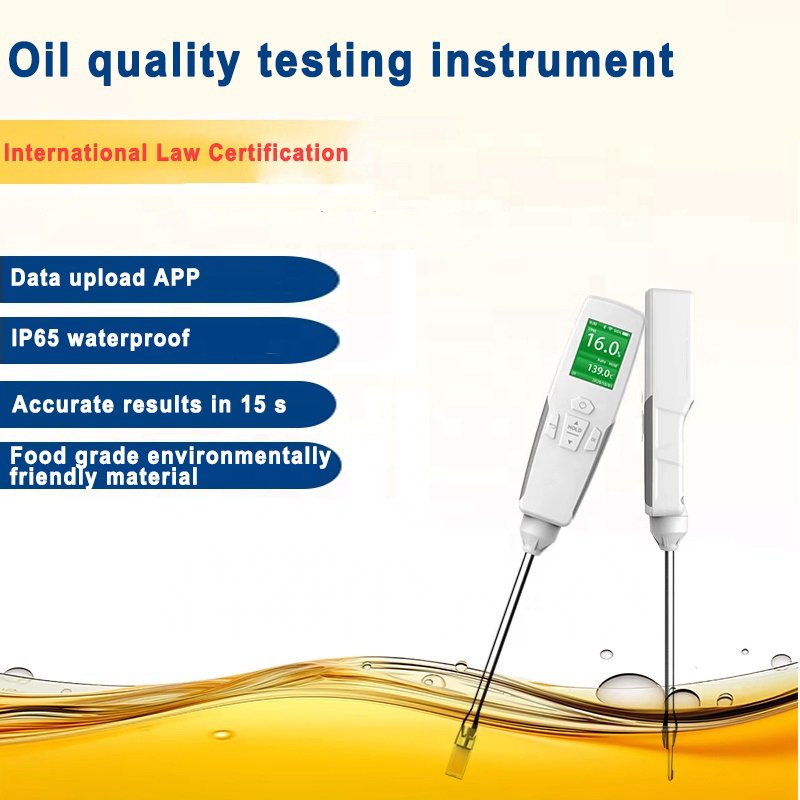 IKEME Food Probe Thermometer Milk Kitchen Oil Testing Machine Cooking Oil Tester Meter Monitor Cooking Oil Quality Tester Meter