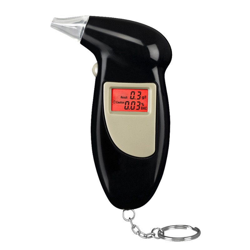 New Arrival portable Alcohol Tester Cheaper price Breath Alcohol Detector with 5 mouthpieces