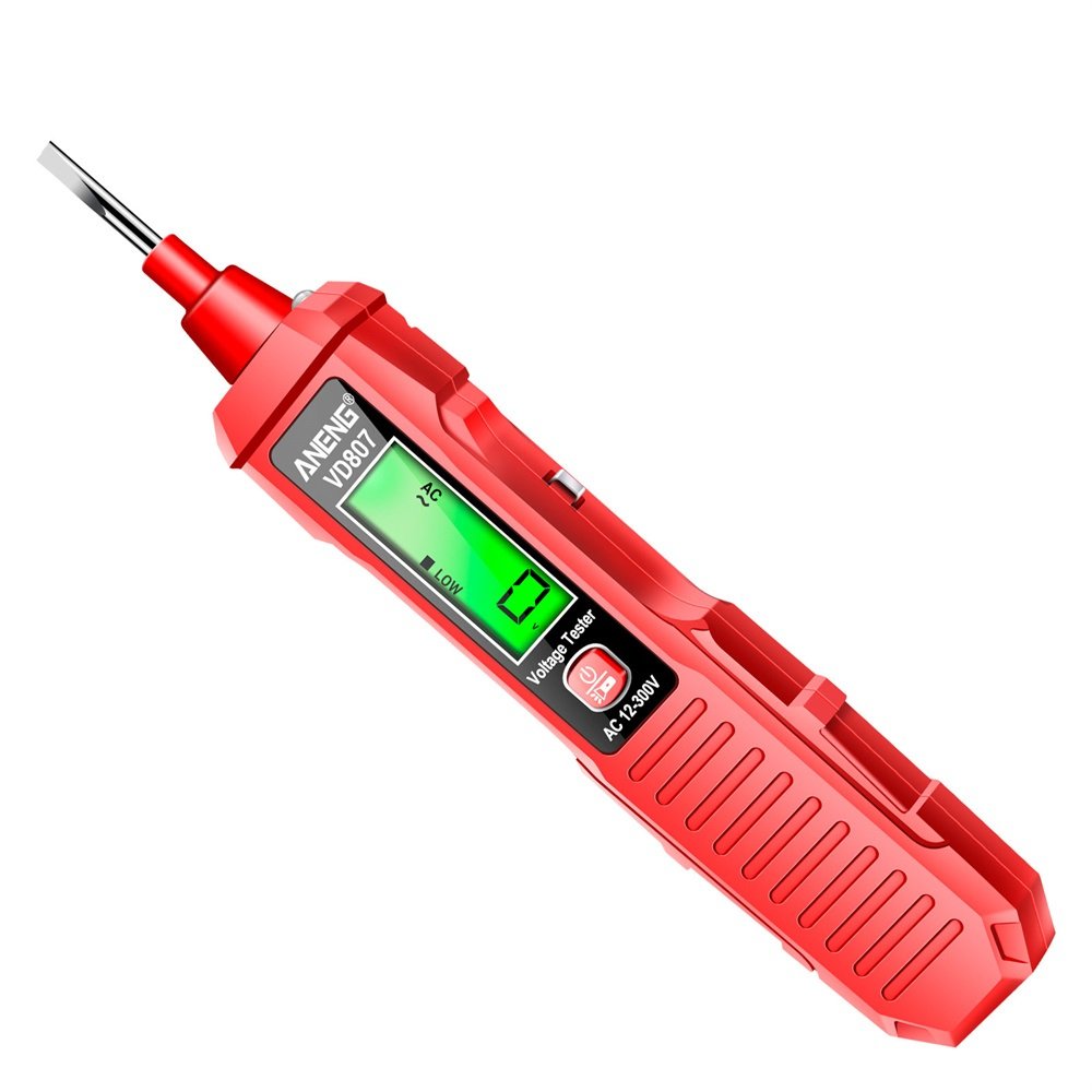 VD807 Slotted Induction Portable 50/60Hz Smart Electric Pen Tester NCV Sensor AC 12-300V Non-contact Wire Detector Tools