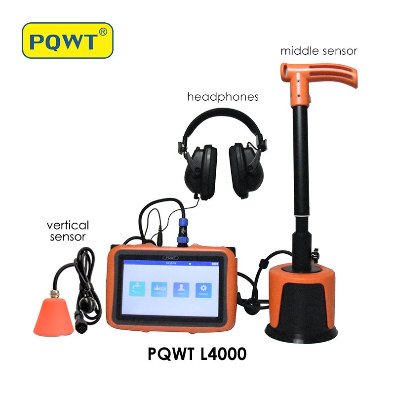 PQWT-L7000 Pro Plumbing Pipe Leak Detection Device Underground In-walls Pipeline Water Leak Detector