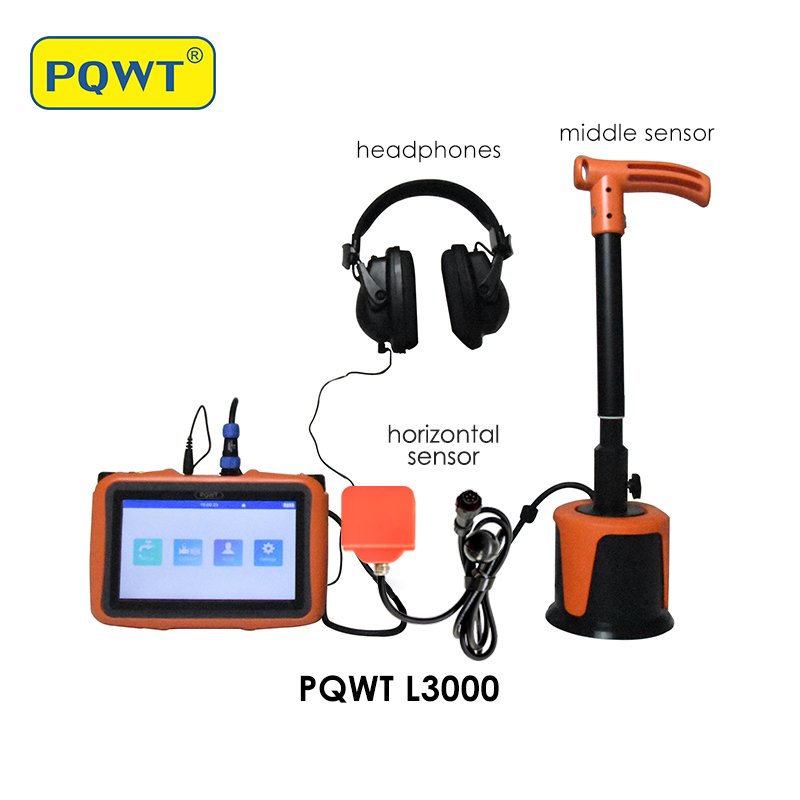 PQWT-L7000 Pro Plumbing Pipe Leak Detection Device Underground In-walls Pipeline Water Leak Detector