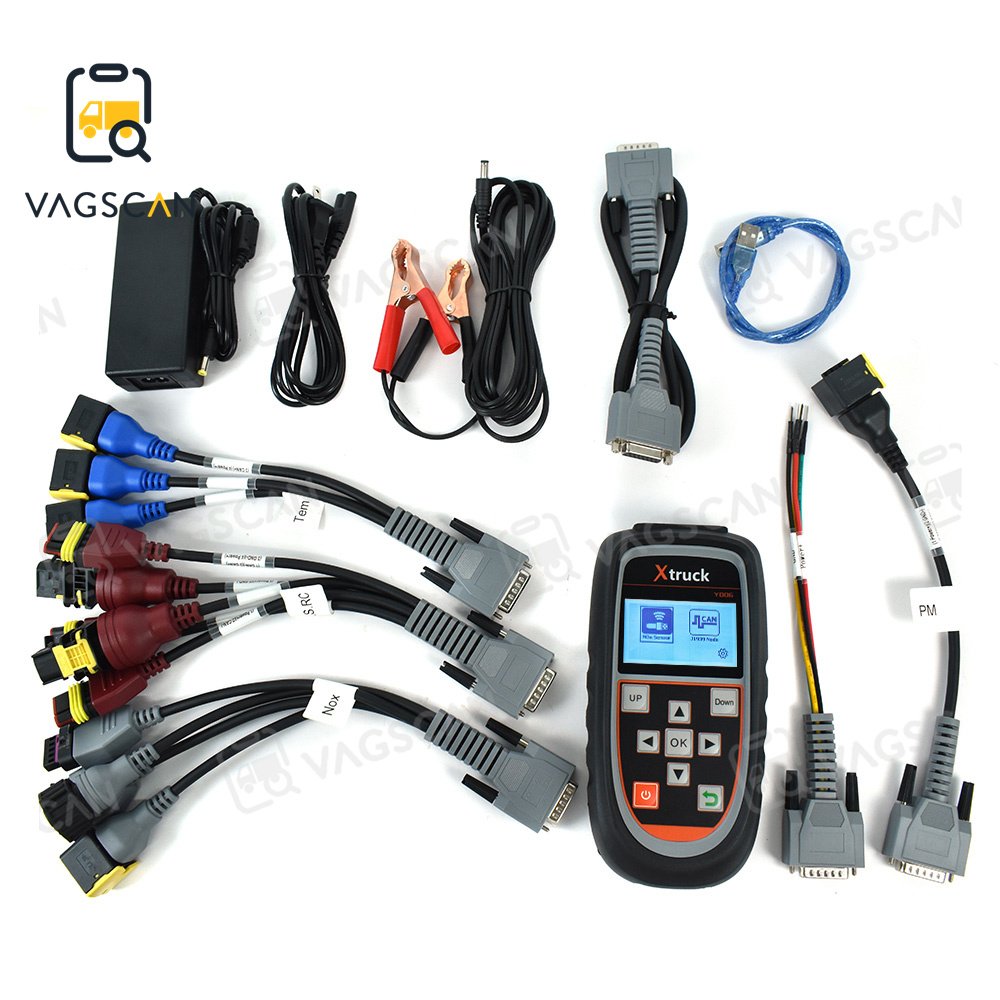 New upgrade Truck Nitrogen Detector Test NOx PM Urea Level Exhaust Temperature X truck Y006 EURO 6 CAN J1939 sensor tester