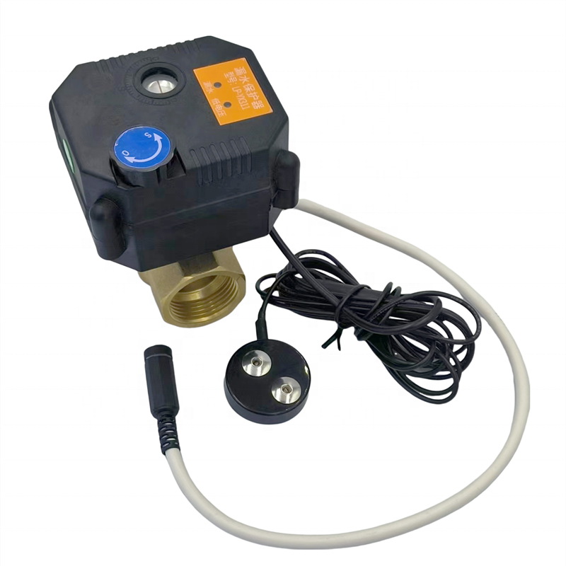 Factory new product water leak detector sensor alarm protection control system electric auto shut off stop ball valve