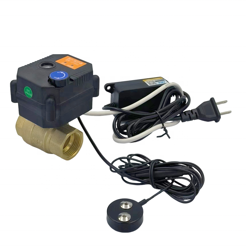 Factory new product water leak detector sensor alarm protection control system electric auto shut off stop ball valve