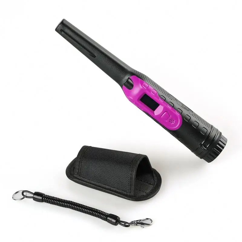 Metal Detector for Adults Professional High Sensitivity Handheld Pinpointer Wand Waterproof LCD Gold Tester Machine Three Modes