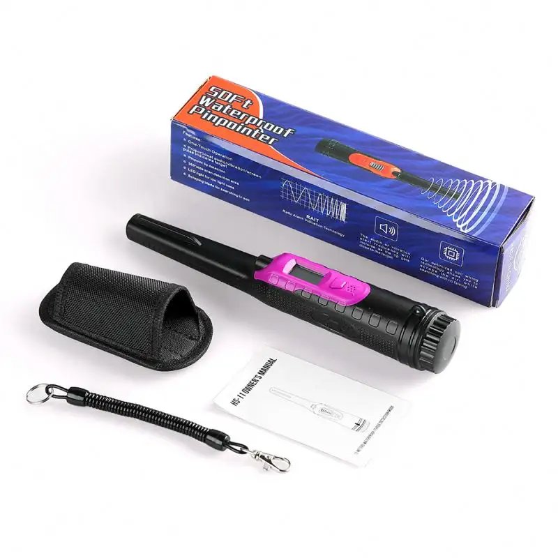 Metal Detector for Adults Professional High Sensitivity Handheld Pinpointer Wand Waterproof LCD Gold Tester Machine Three Modes