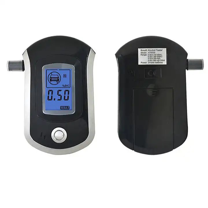 Professional Digital Breath Alcohol Tester Breathalyzer alcohol breath tester alcohol detector AT6000