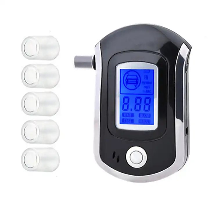 Professional Digital Breath Alcohol Tester Breathalyzer alcohol breath tester alcohol detector AT6000