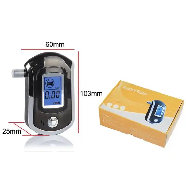 Professional Digital Breath Alcohol Tester Breathalyzer alcohol breath tester alcohol detector AT6000
