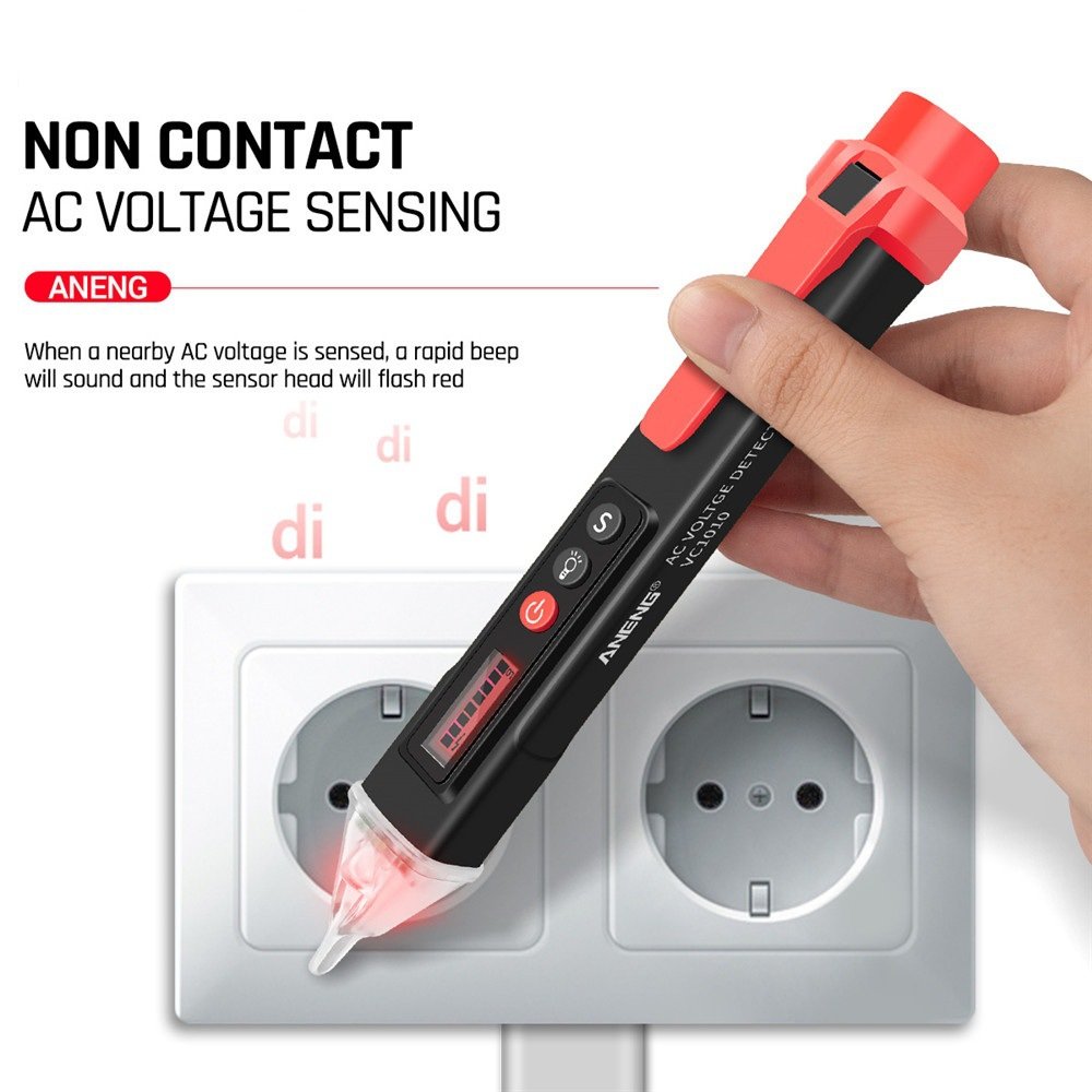 Voltage Detector Smart Non-Contact Voltage Tester Pen Meter 12-1000V Current Electric Sensor Test Pencil Voltage Indicator
