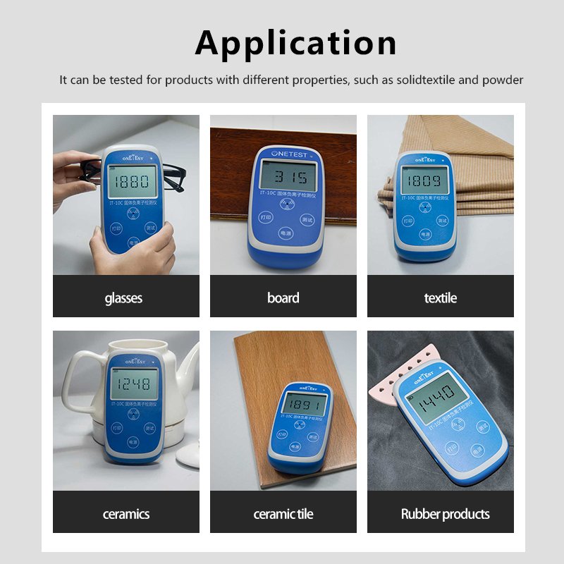 IT-10C High Accuracy Negative Oxygen Ions Anion Concentration Detector Positive And Negative Ion Sensor tester