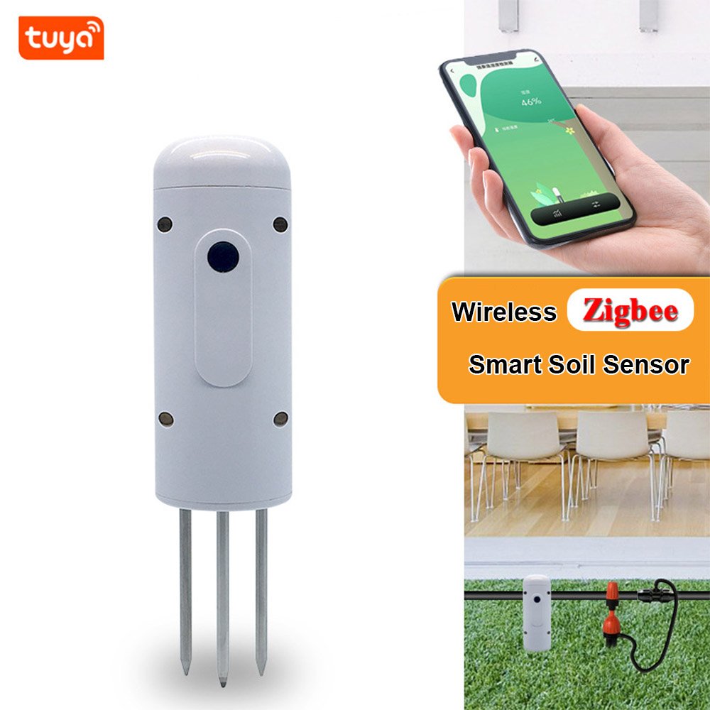 OEM CUSTOMISE ZigBee Soil Monitor Moisture Sensor Nutrient Rapid Detector Garden Plant Wireless Tuya Smart Wifi Soil Ph Sensor