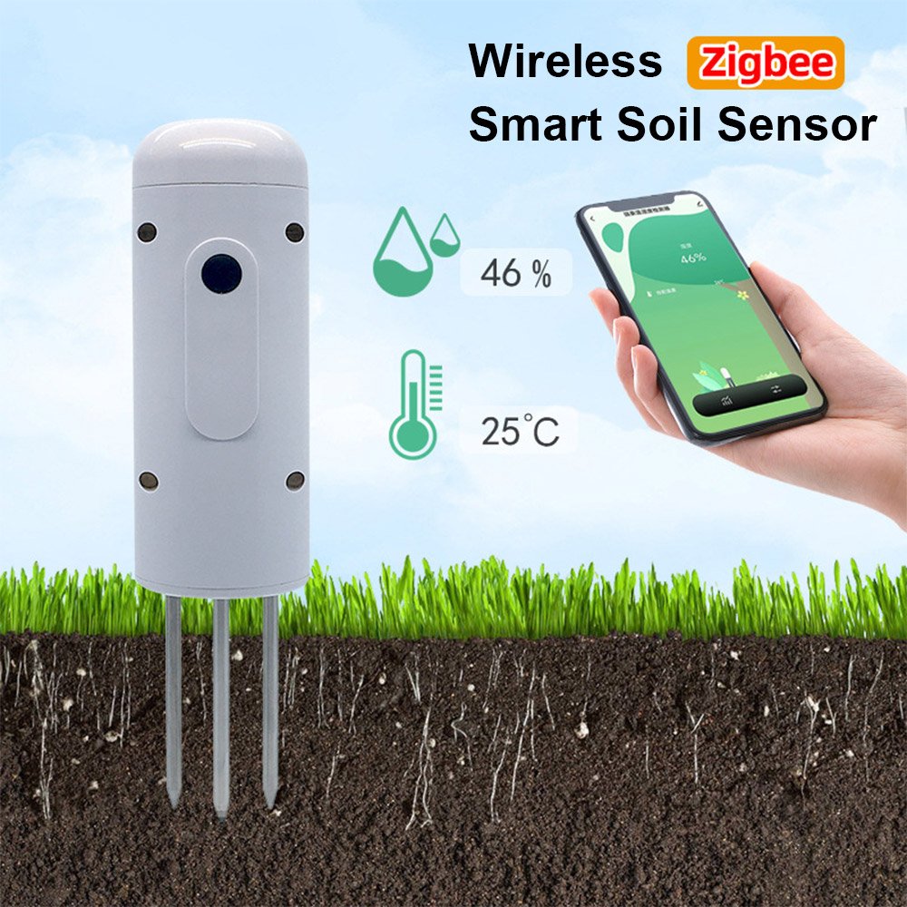 OEM CUSTOMISE ZigBee Soil Monitor Moisture Sensor Nutrient Rapid Detector Garden Plant Wireless Tuya Smart Wifi Soil Ph Sensor