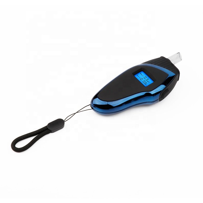 Breathing Digital Alcohol Detector With Mouthpiece Alcohol Tester