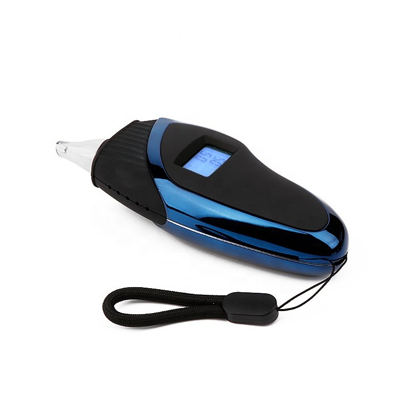 Breathing Digital Alcohol Detector With Mouthpiece Alcohol Tester