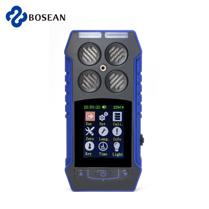 Bosean Multi gas detector 4 in 1 handheld detector CO H2S O2 CH4
