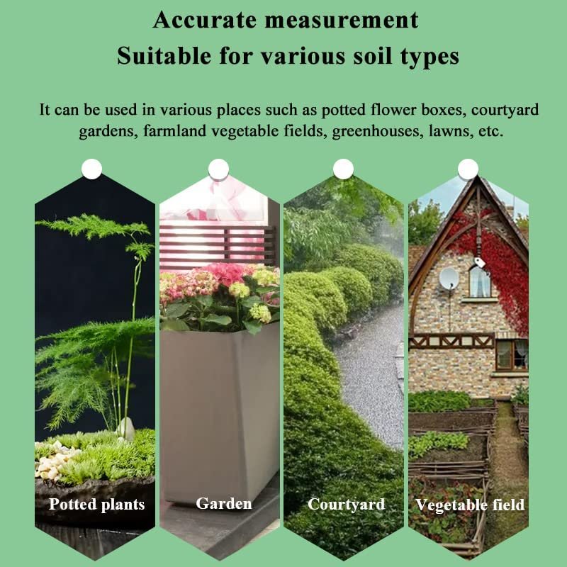 2 in 1 IP67 Waterproof ZigBee High Sensitivity Measure Data Log Soil Temperature Moisture Tester For Greenhouses