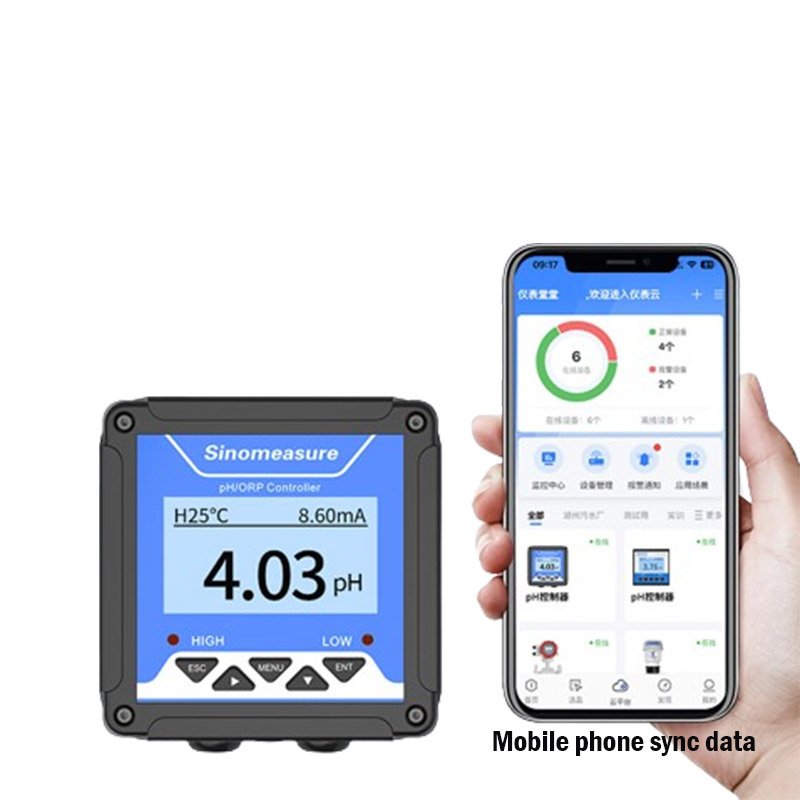 PH Meter Controller ORP Tester PH Meter Sensor Electrode Probe Industrial Online PH Detector