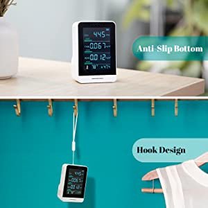 Accurate Intelligent Air Quality Monitor Infrared Gas Sensor Detect CO2 TVOC HCHO Temperature And Humidity