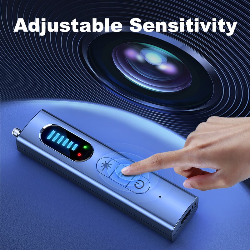 NEW style Camera Finder Hidden Camera Detector Anti Spy Detector RF Scanner Detector for GPS Tracker Wireless Listening Device