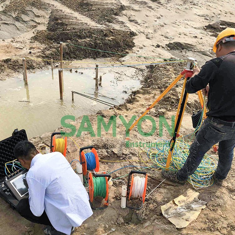 ASTM D6760 Concrete Strength tester Ultrasonic detector Two Channels Cross Hole Pile Integrity tester Dynamic Analyzer