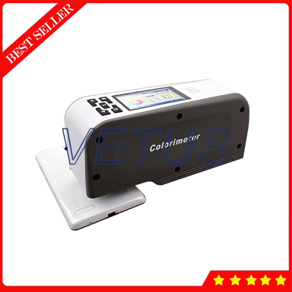 Colorimeter Color Tester Detector with Flat Surface Measurement Caliber 8mm LED Blue Excitation Photodiode Array Sensor WF32