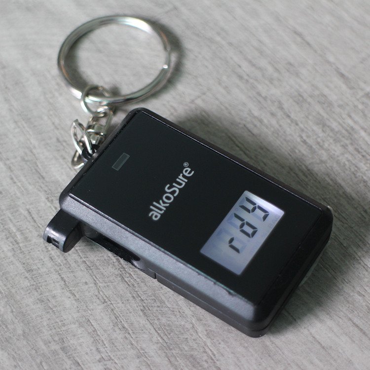 high quality Low Cost portable keychain breathalyzer with fuel cell sensor