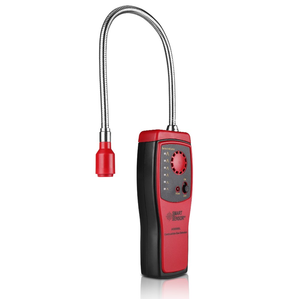 professional Combustible Gas Analyzer Meter natural gas leak detector tester personal alarm device