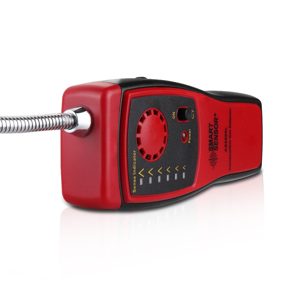 professional Combustible Gas Analyzer Meter natural gas leak detector tester personal alarm device