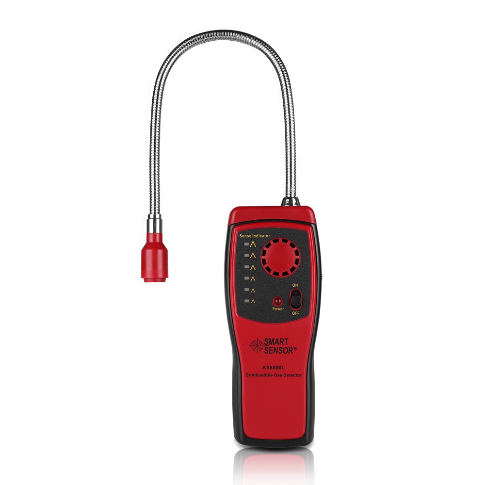 professional Combustible Gas Analyzer Meter natural gas leak detector tester personal alarm device