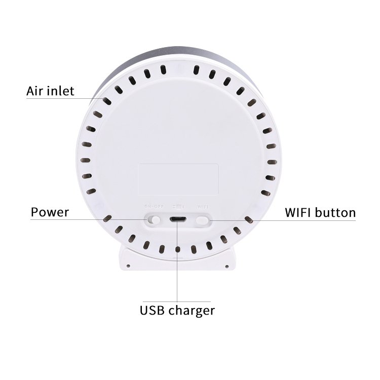 Portable Indoor Temperature Humidity Tester Air Quality Monitor Infrared NDIR CO2 Meter CO2 Sensor Tuya Wifi PM2.5 Detector