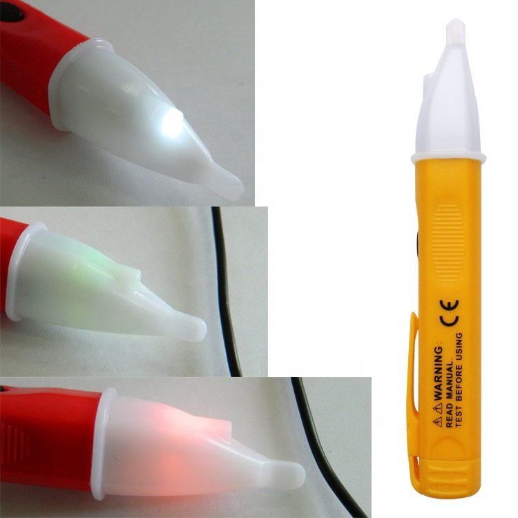 100V to 600V Non-contact Electroscope Voltage Tester Voltage Detector Electricity Test Pen-Type Voltage Current Tester