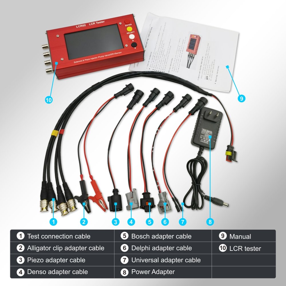 HIGH quality LCR02 Resistance, Inductance and Capacitance Tester small LCR tester