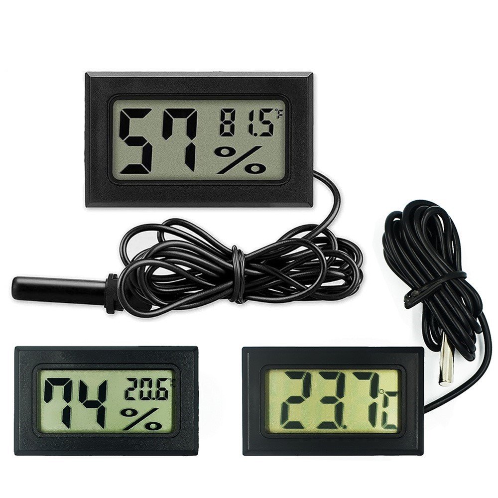 FY-10 FY-11 FY-12 LED Digital Thermometer Temperature Sensor Meter Detector Tester 5V 12V for Car Indoor Baby Bath Incubator