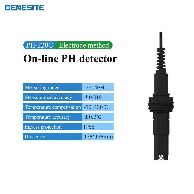 Water Quality Tester PH And Chlorine Sensor Probe 4-20ma Rs485 Sensor DO Sensor