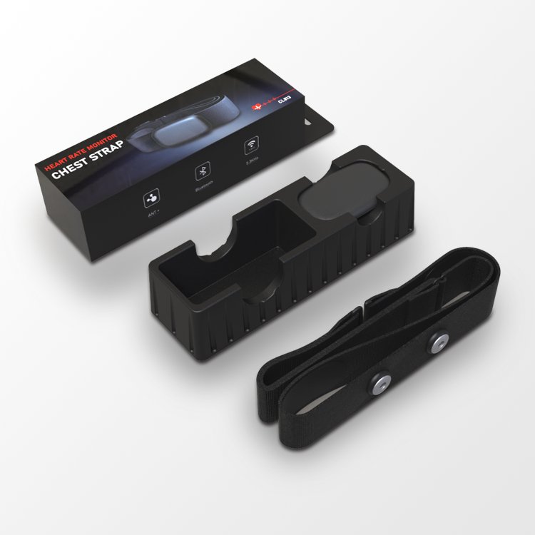 Heart Rate Monitor With Chest Strap BLE 5.0 ANT+ & 5.3KHZ Wireless Pulse Calories Heart Rate Sensor