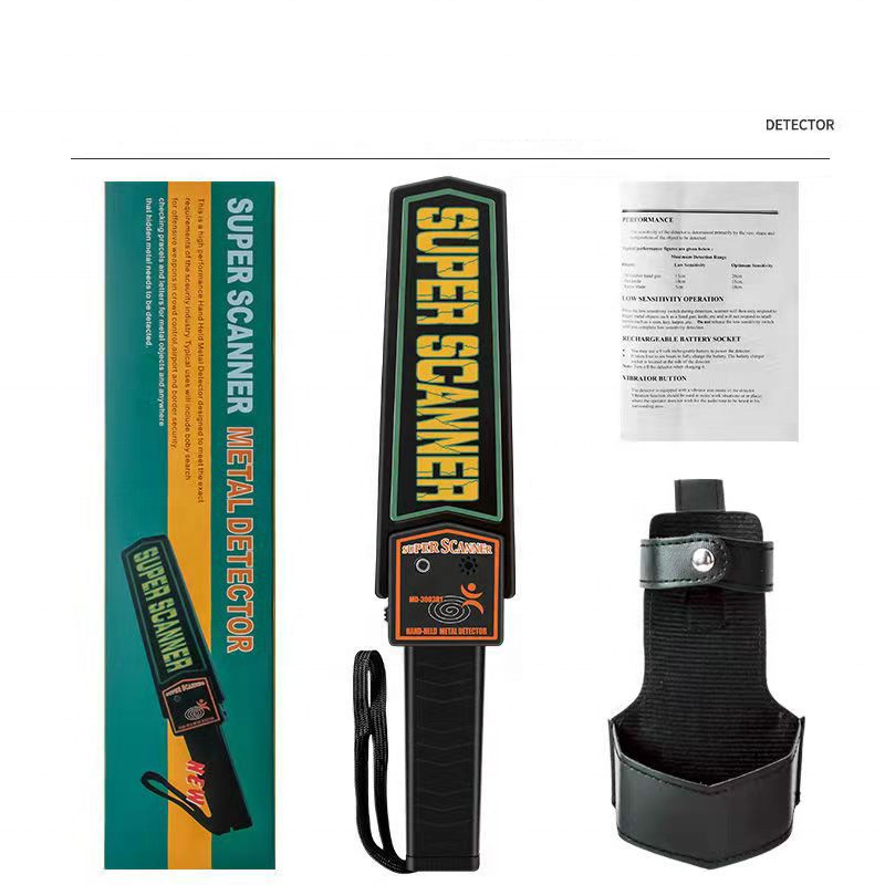 Good Quality MD-3003B1 Security Wand Handy Scanner Full Body Hand Held Security Metal Detector