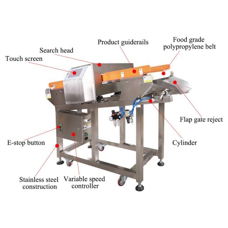 Darsen DS-1001A Conveyor Belt Metal Detector for Food Pharmaceutical Plastic Chemical Toy Industry Inspection