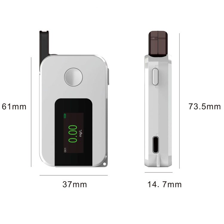 High accuracy Electro Chemical Sensor LCD alcohol tester Display fast Detection Alcohol Tester Breathalyzer Detector