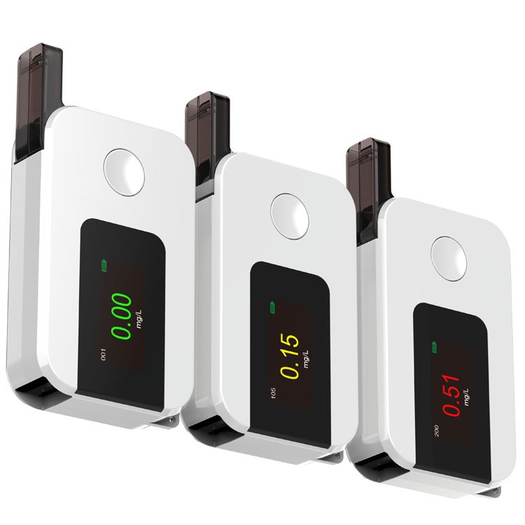 High accuracy Electro Chemical Sensor LCD alcohol tester Display fast Detection Alcohol Tester Breathalyzer Detector