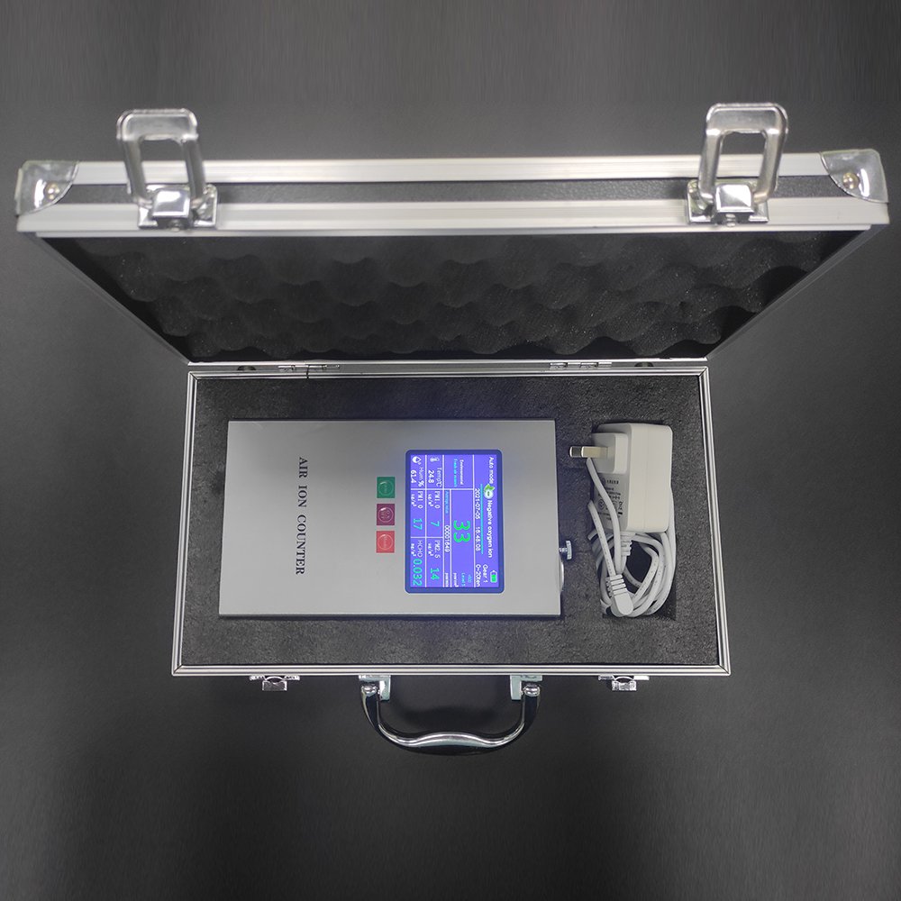 High accuracy negative ion meter gas detector air quality monitor tester PM2.5 Formaldehyde detection sensor oxygen ions anion