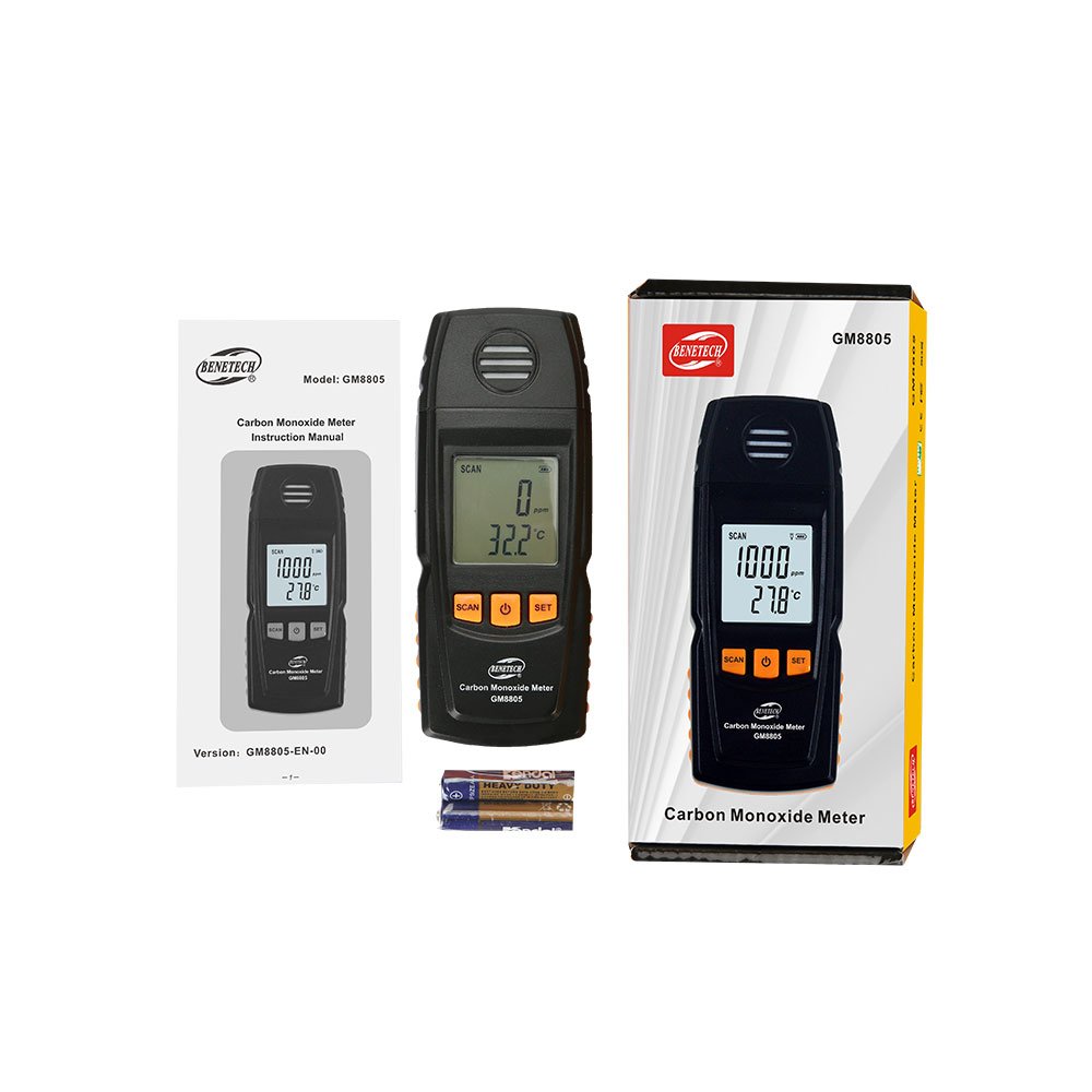 GM8805 Carbon Monoxide Meter Air Quality Tester Gas Leak Detector