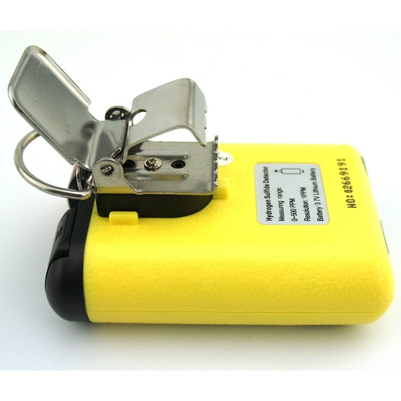 Smart Sensor AS8803 Mini Portable Clip-on Digital Hydrogen Sulfide Monitor H2S Gas Concentration Detector Tester Analyzer