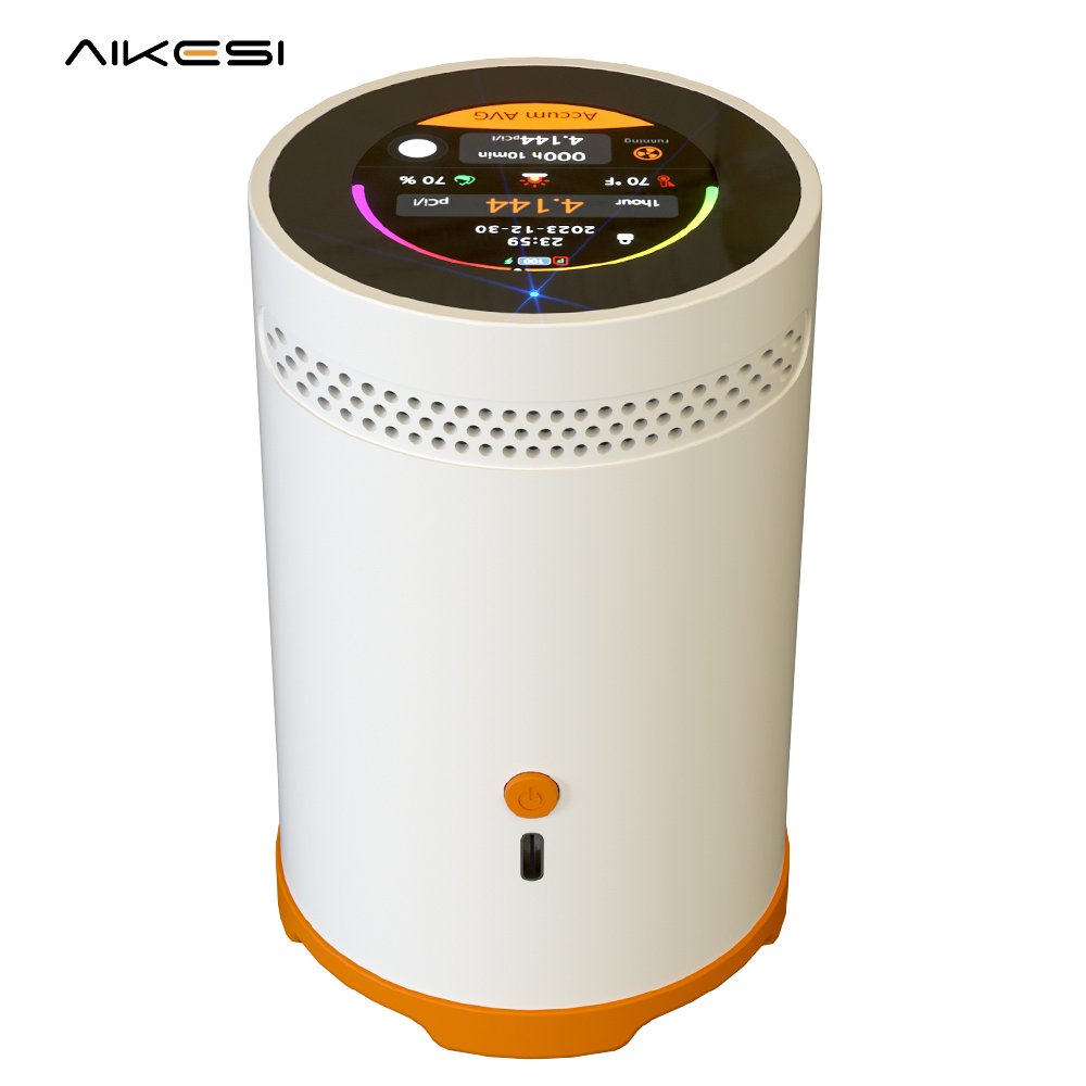 AIKESI RM-75 Home Radon Detector Battery Operated Bq/m3 Pci/l Radon Monitor Gas Detector For Home Radon Tester