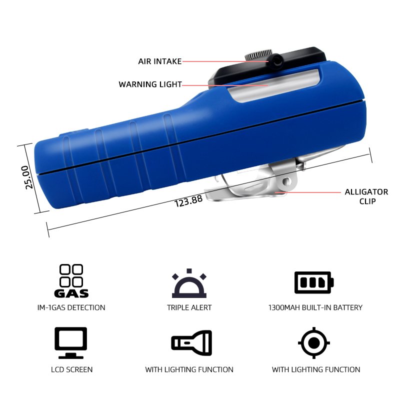 Multi-gas detectors test equipment, facilities, and confined spaces,Portable 4 in 1 multi gas leak detector Ex gas detector
