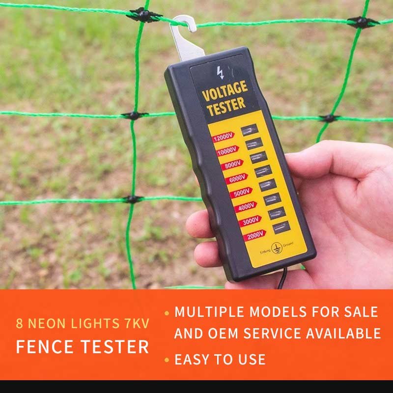 Customized digital fence tester digital volt meter for electric fence Electric Fence Tester