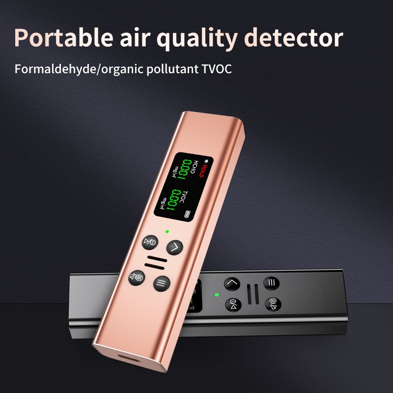 Portable Digital Formaldehyde Detector Household HCHO Benzene Detection TVOC Air Quality Monitor Gas Analyzer Tester Meter